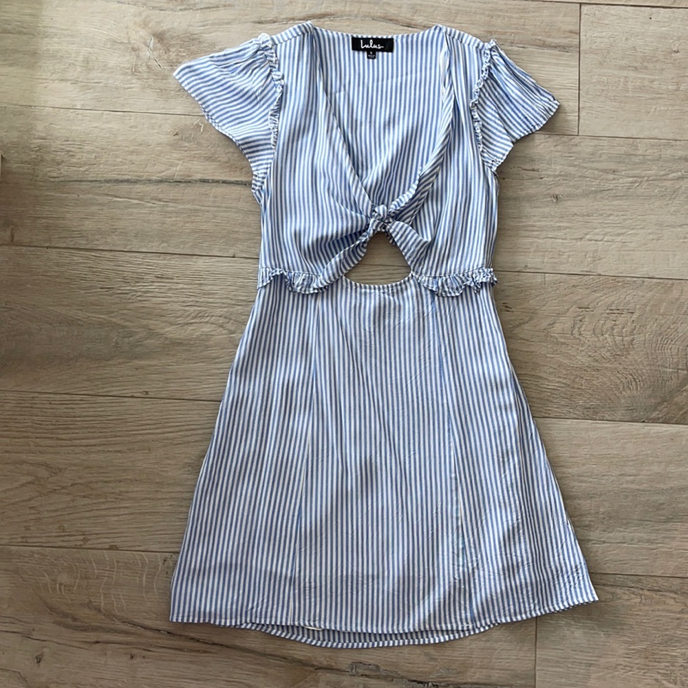 LuLu’s Blue Stripe Summer Dress